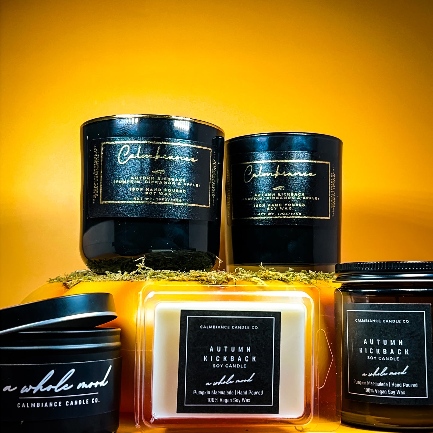 Autumn Kickback | Marshmallow & Firewood Scented Soy Wax Candle