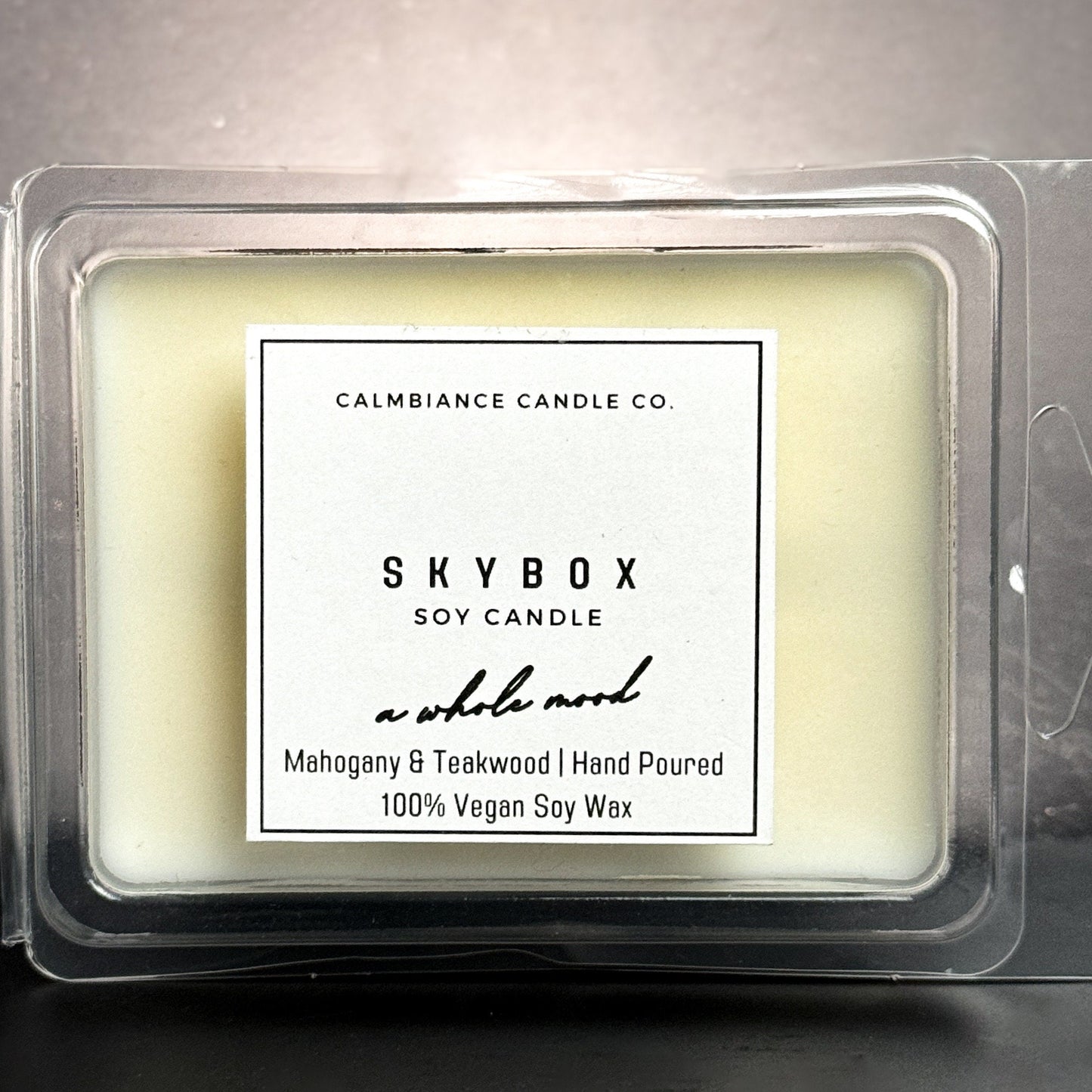 Skybox | Mahogany & Teakwood Scented Soy Wax Melts